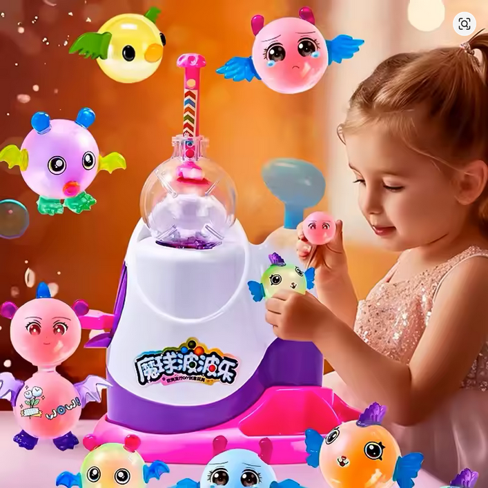 Sticky Magic Balloon Inflator – Music & Light DIY Toy Set