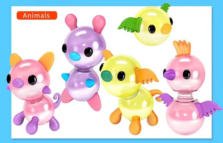 Sticky Magic Balloon Inflator – Music & Light DIY Toy Set