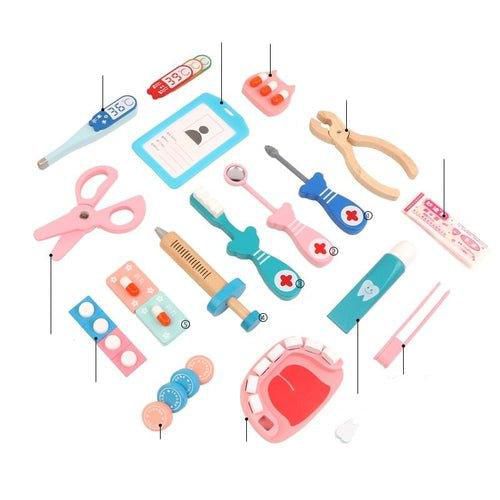 Montessori Kids Doctor Kit – Educational Role Play Toy Set